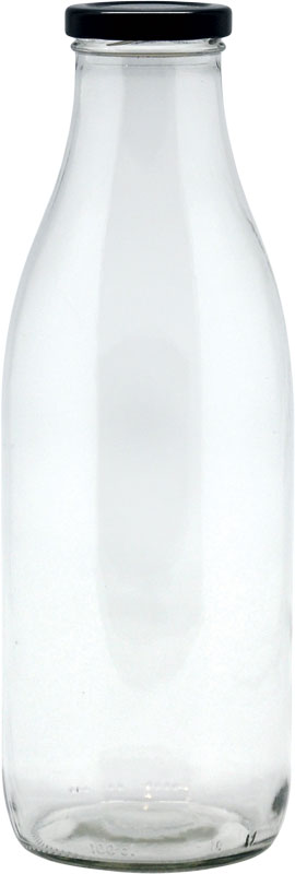 glass water bottle 1 liter - Hydra