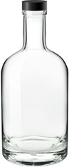 glass water bottle half liter, 500ml, 50cl - Nocturne