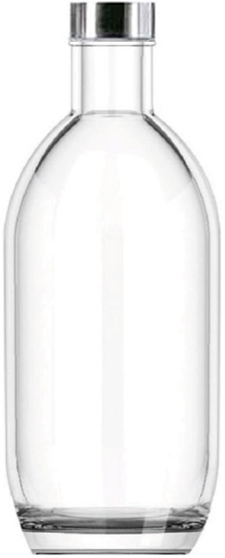 glass water bottle 375ml - Sky