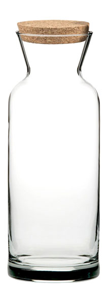 glass water bottle - Village 50cl